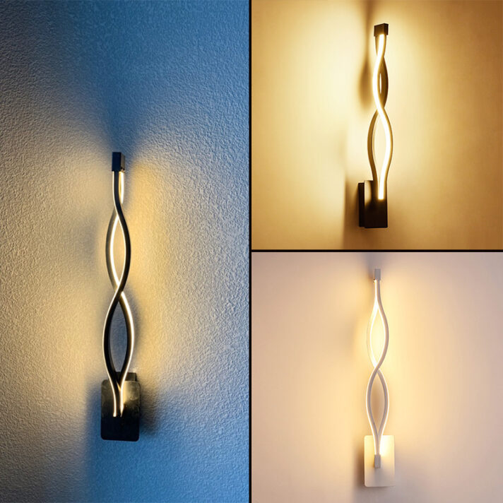 LED Aluminum Wave Wall Lamp